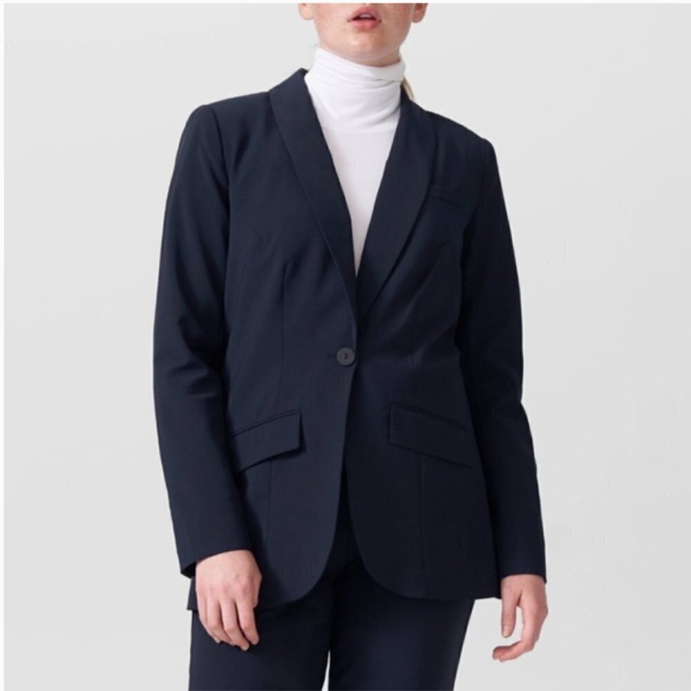 Universal Standard Rio Blazer Navy Blue size 2XS US 6-8